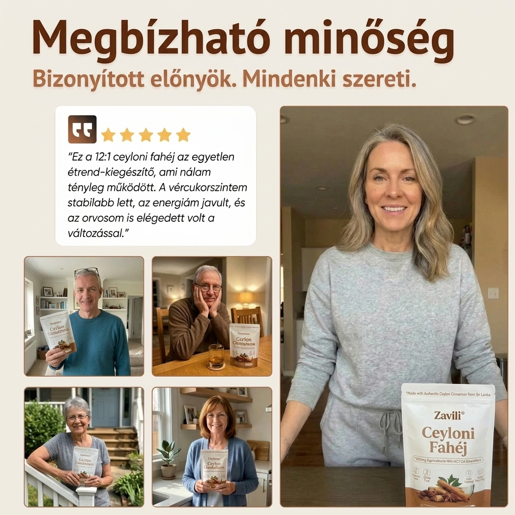 ZAVILI® Ceyloni fahéj 12:1 MCT olajjal — 30 kapszula