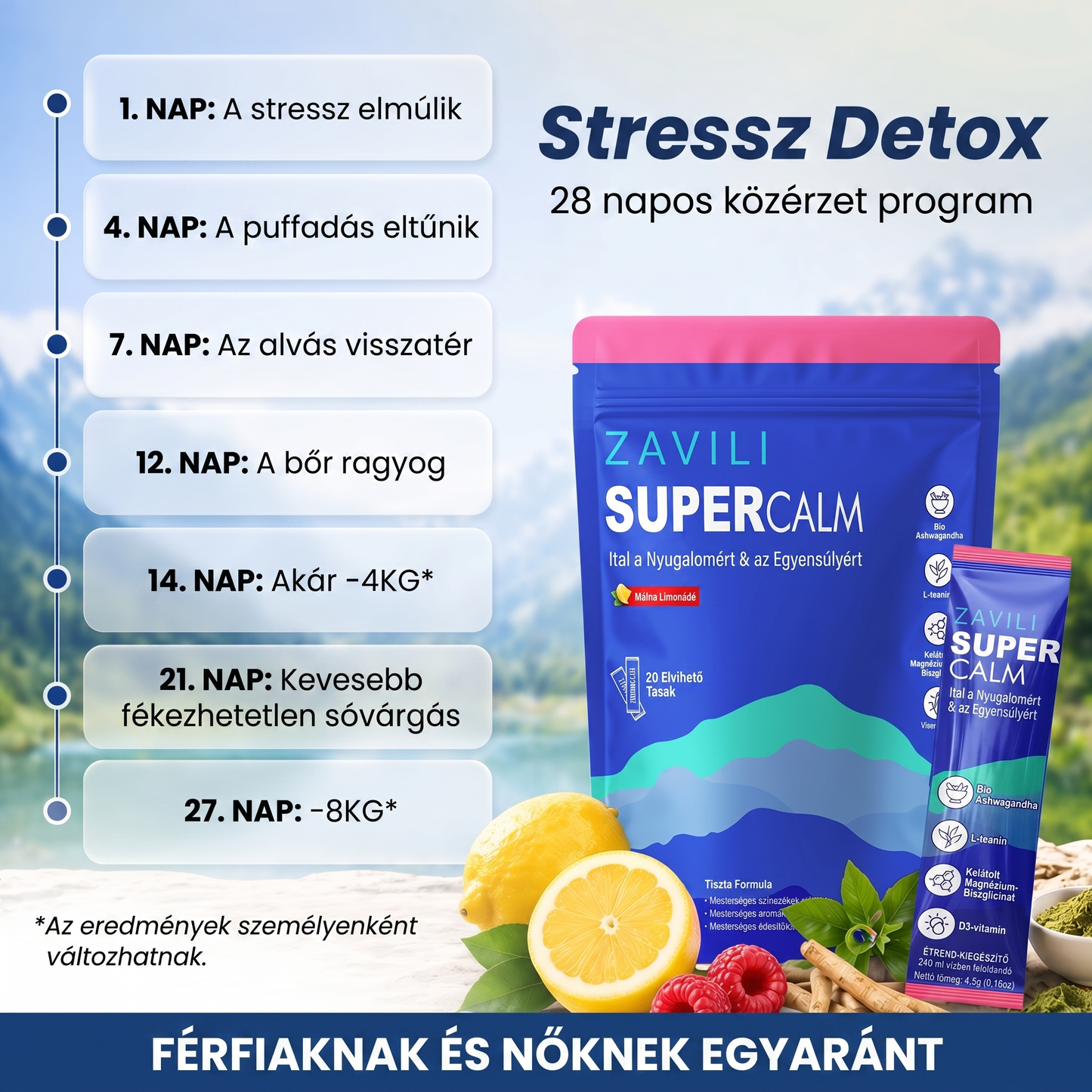 Napi egyensúly és közérzet